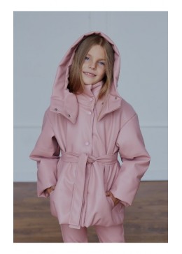 Mililook куртка з еко-шкіри для дівчинки Меггі Під замовлення